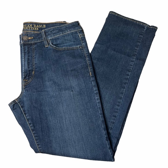 American Eagle Outfitters Other - American Eagle Men’s Original Straight Leg Blue Dark Wash Denim Jeans Size 33x32